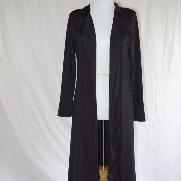 Boohoo Jackets & Blazers - BooHoo Long Black Duster